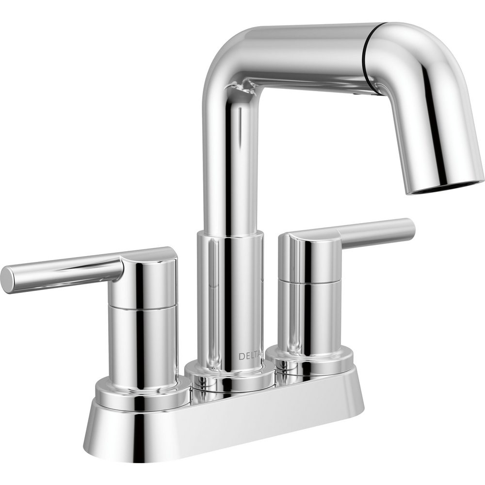 Two Handle Centerset Pull-Down Bathroom Faucet