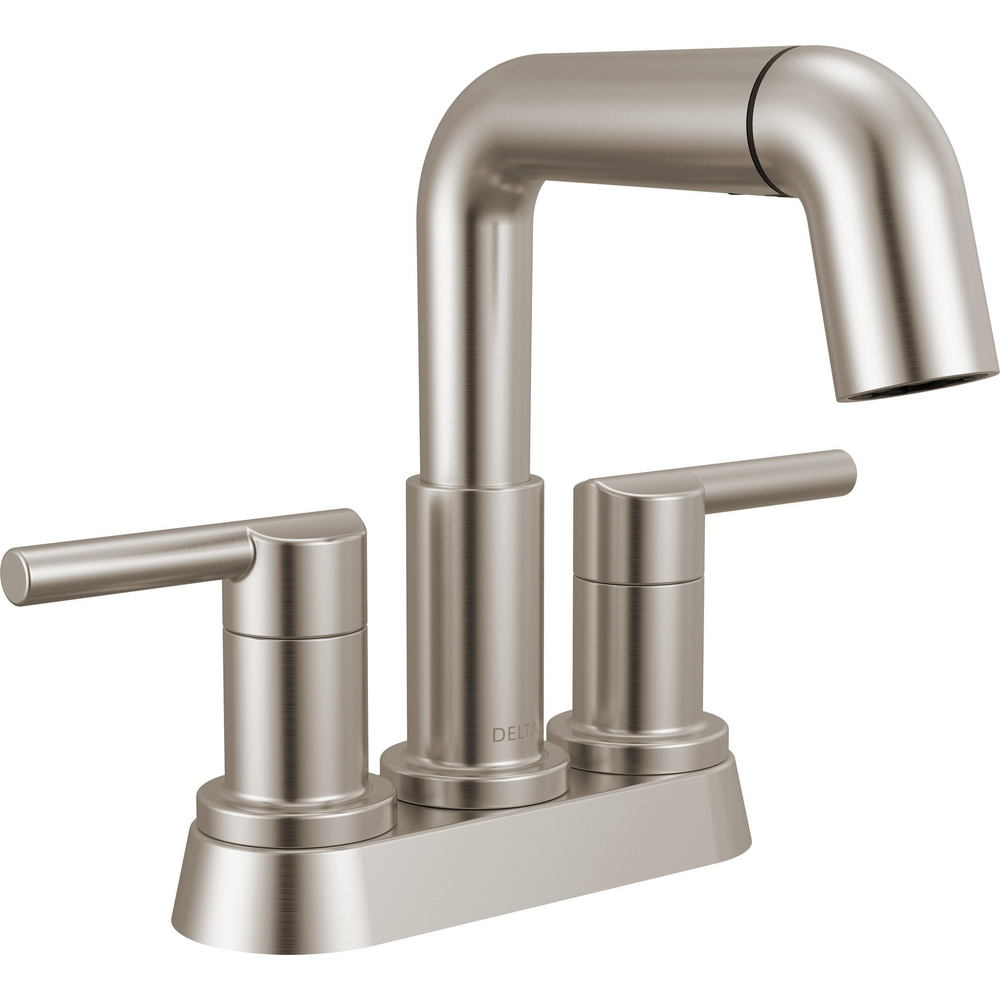 Two Handle Centerset Pull-Down Bathroom Faucet