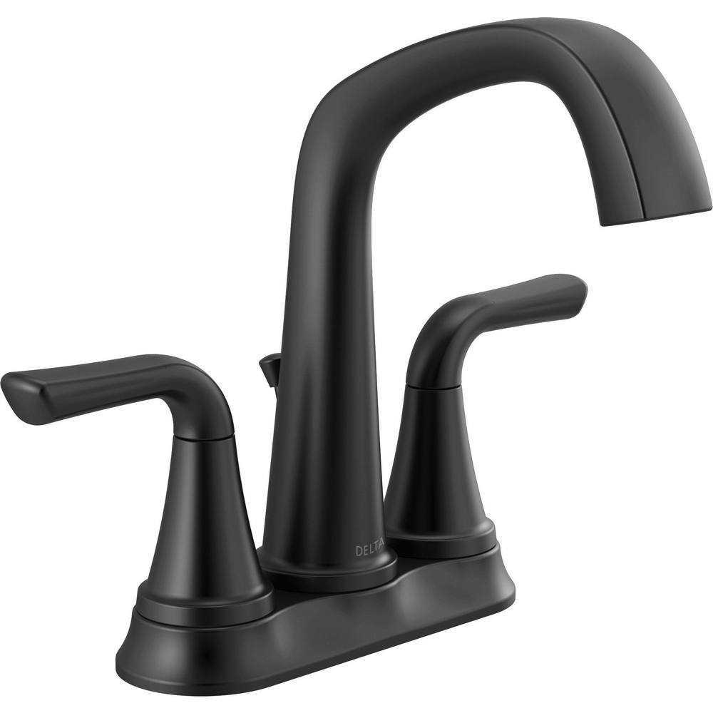 LARKIN TWO HANDLE BLK LAV FAUCET
