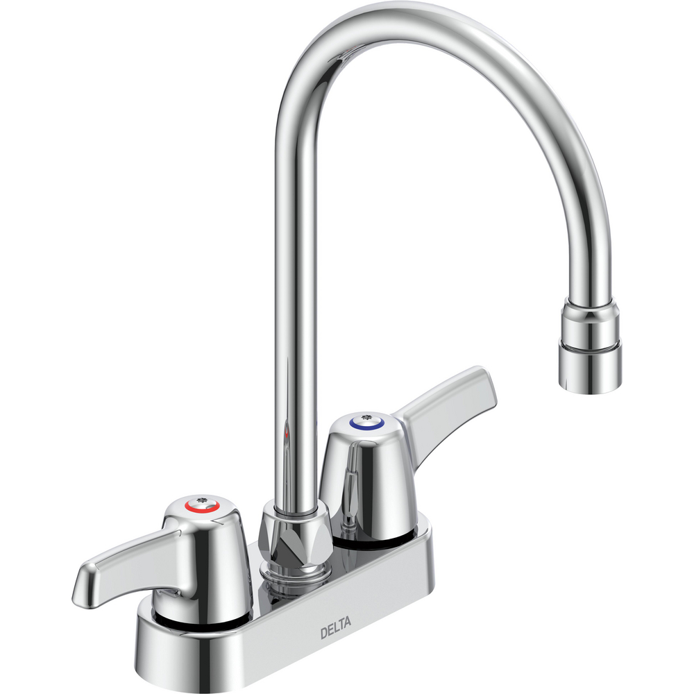 Two Handle 4 In Deck-Mount Faucet 27C4933 | Delta Faucet