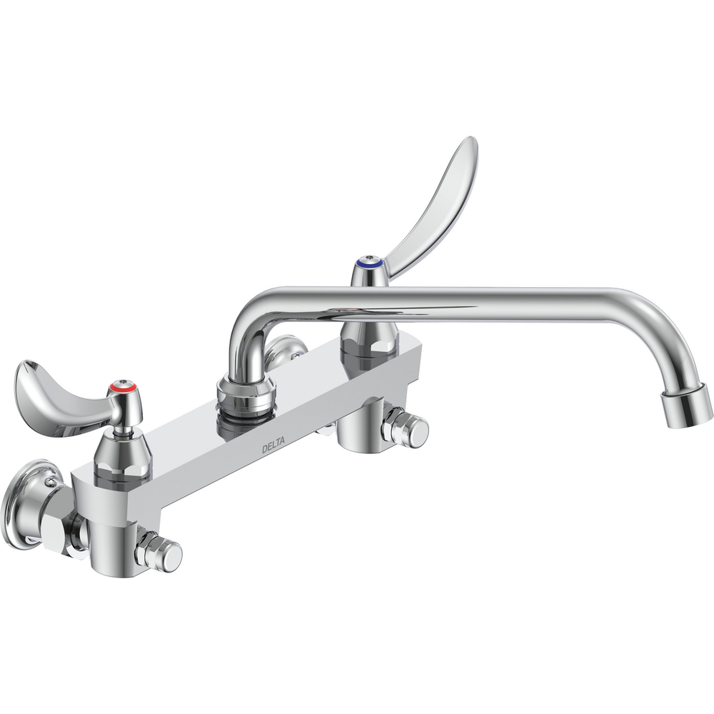 Two Handle 8 In Wallmount Service Sink Faucet 28C6444 | Delta Faucet