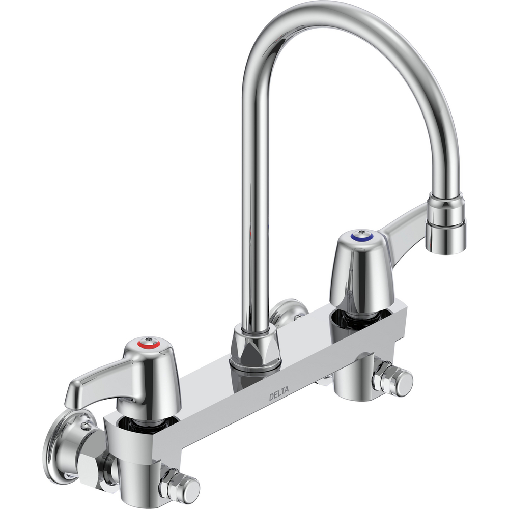 Two Handle 8 In Wallmount Service Sink Faucet 28C6943 | Delta Faucet