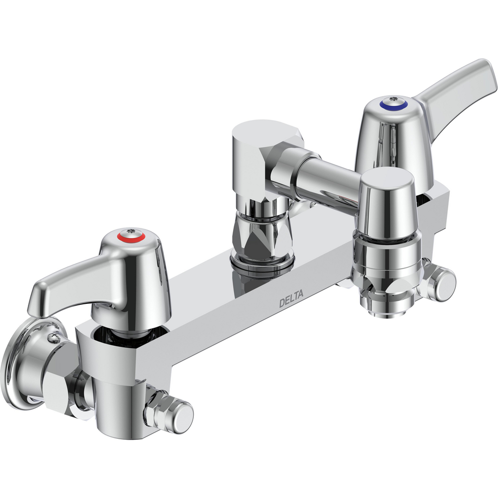 Two Handle 8 In Wallmount Service Sink Faucet 28C8063