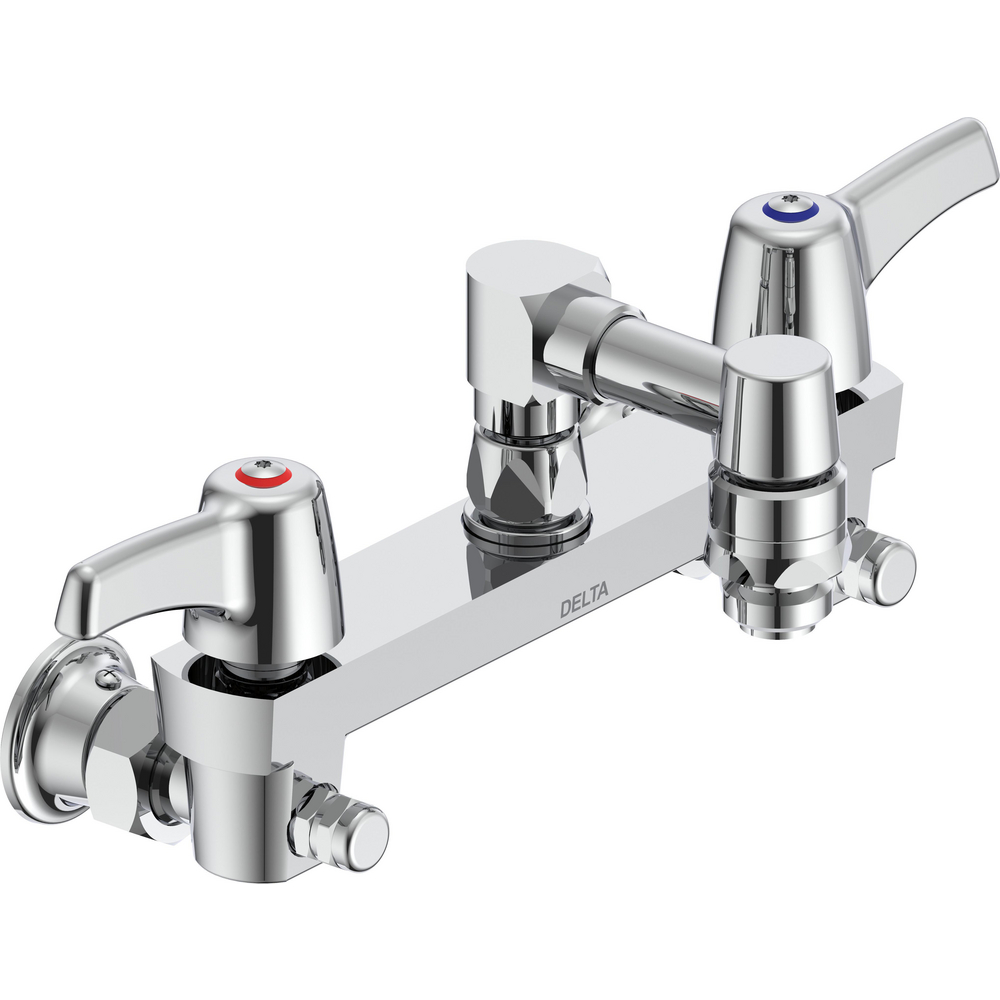Two Handle 8 In Wallmount Service Sink Faucet 28T8063 | Delta Faucet