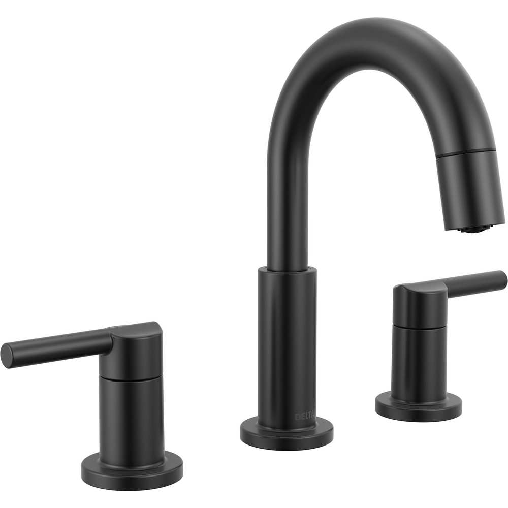 Two Handle Widespread Pull-Down Bathroom Faucet