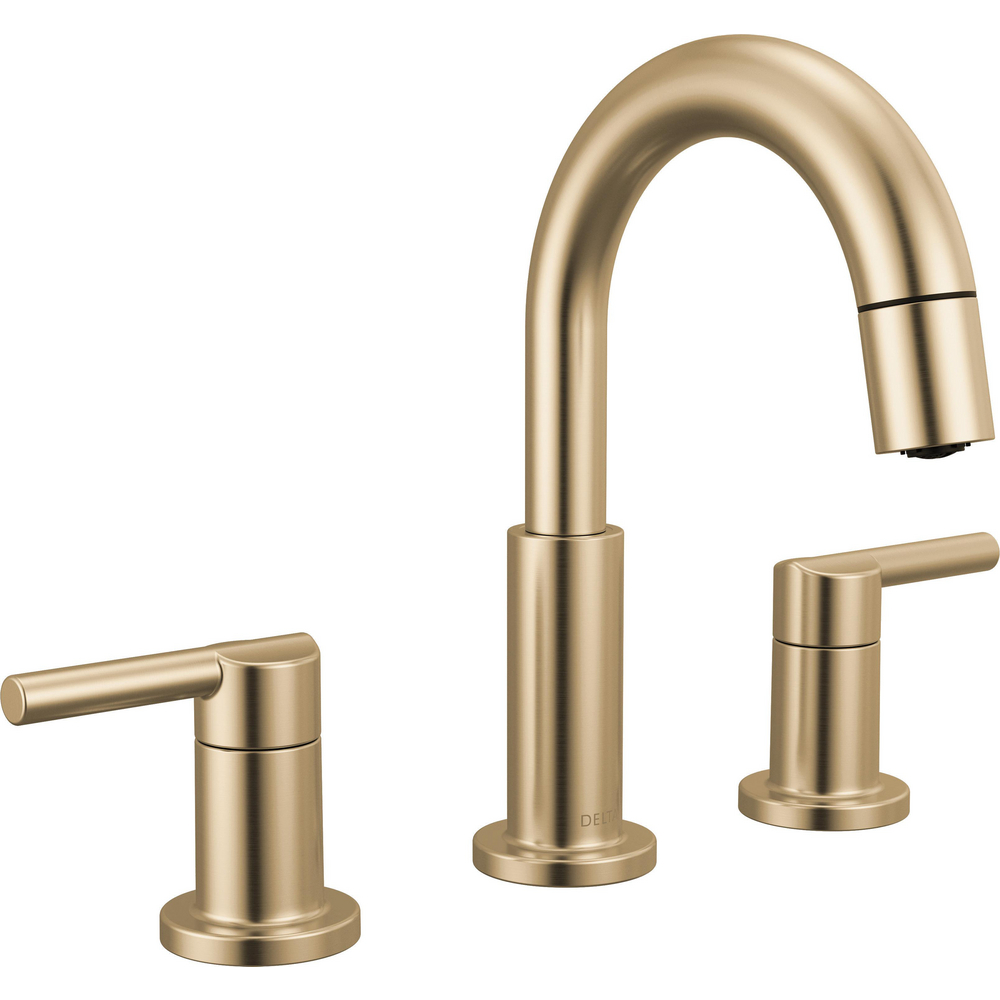 Two Handle Widespread Pull-Down Bathroom Faucet