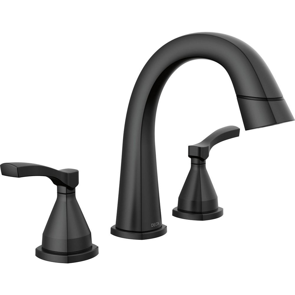 Two Handle Widespread Pull Down Bathroom Faucet