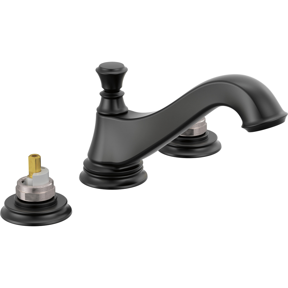 Two Handle Wide Spread Lavatory - Low Arc Spout w/ Metal Pop-Up