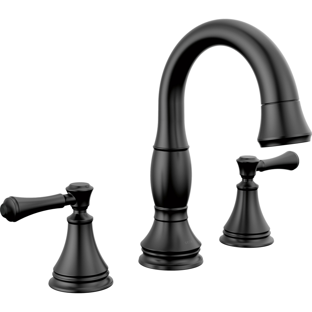 Two Handle Widespread Pull Down Bathroom Faucet