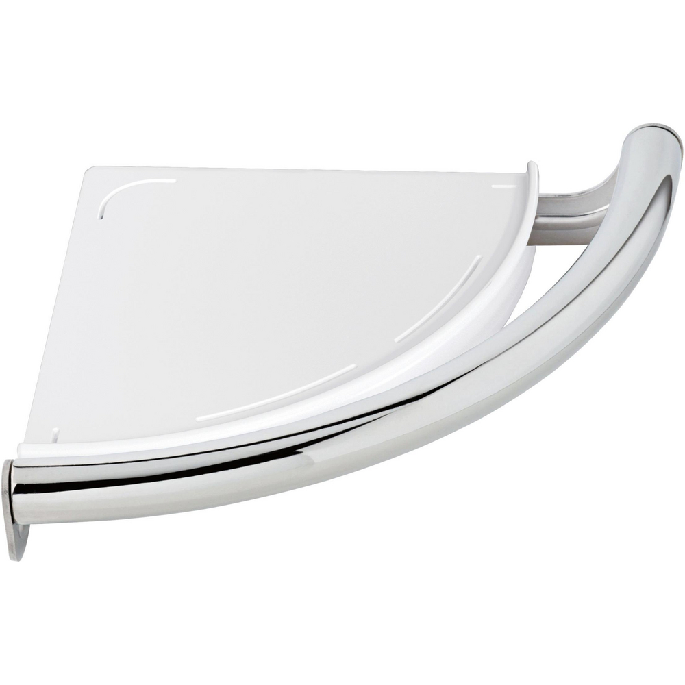 Contemporary Corner Shelf/Assist Bar