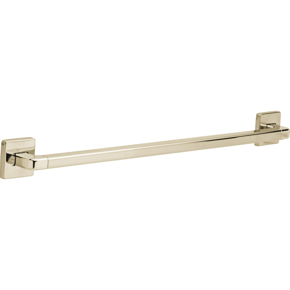 24" Angular Modern Decorative ADA Grab Bar 41924PN Delta Faucet