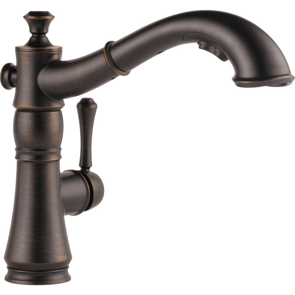 Single Handle Pull-Out Kitchen Faucet 4197-RB-DST | Delta Faucet