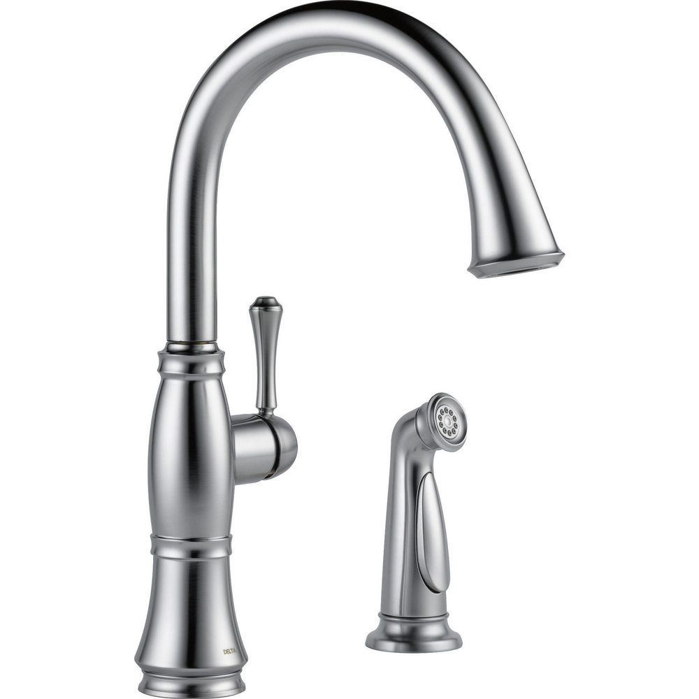 Single Handle Kitchen Faucet with Spray