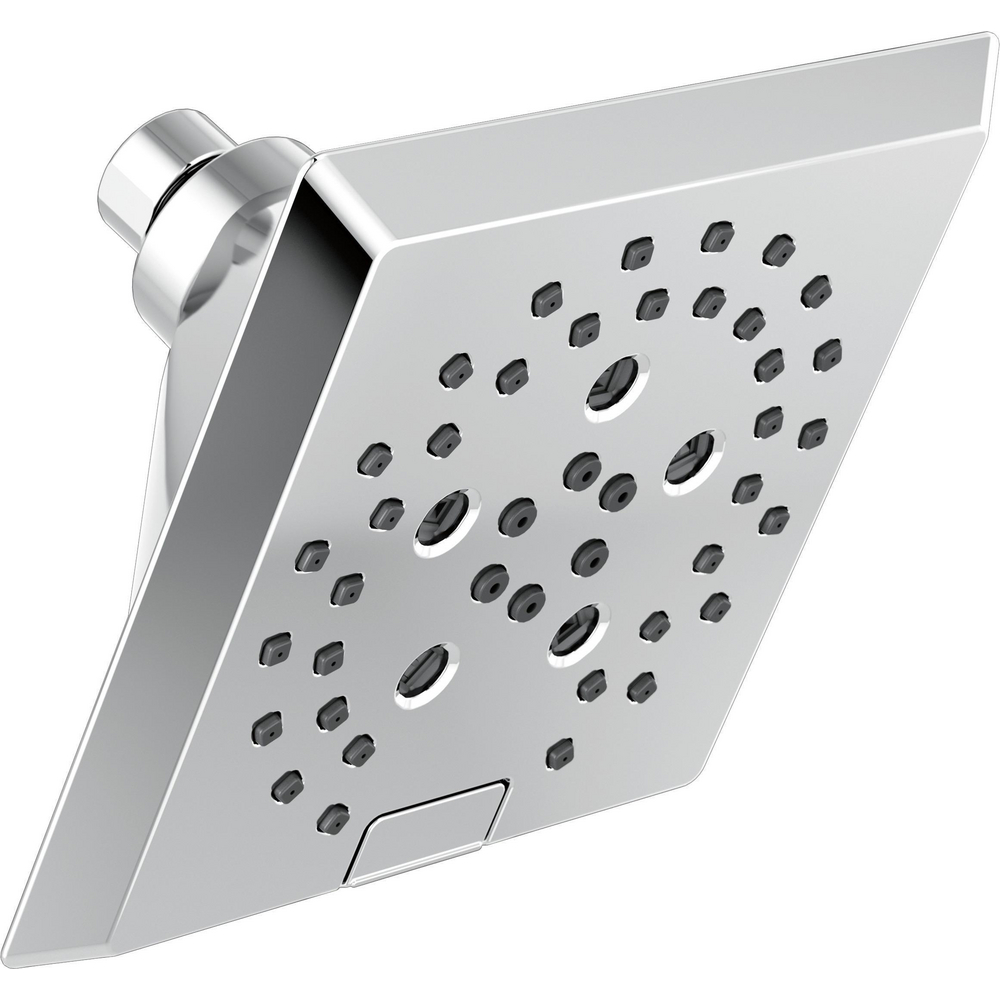 H<sub>2</sub>Okinetic 5-Setting Angular Modern Raincan Shower Head
