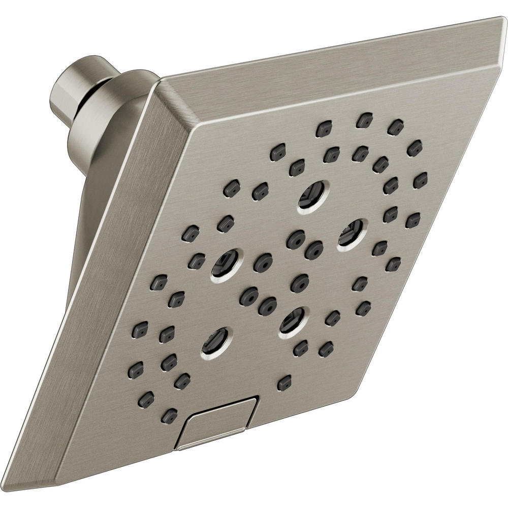 H<sub>2</sub>Okinetic 5-Setting Angular Modern Raincan Shower Head