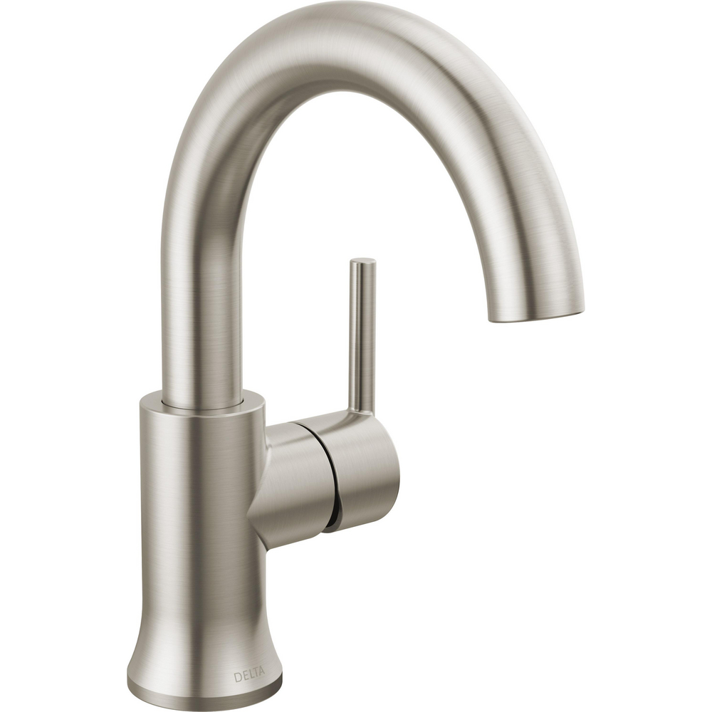 Single Handle High-Arc Bathroom Faucet in Champagne Bronze 559HA