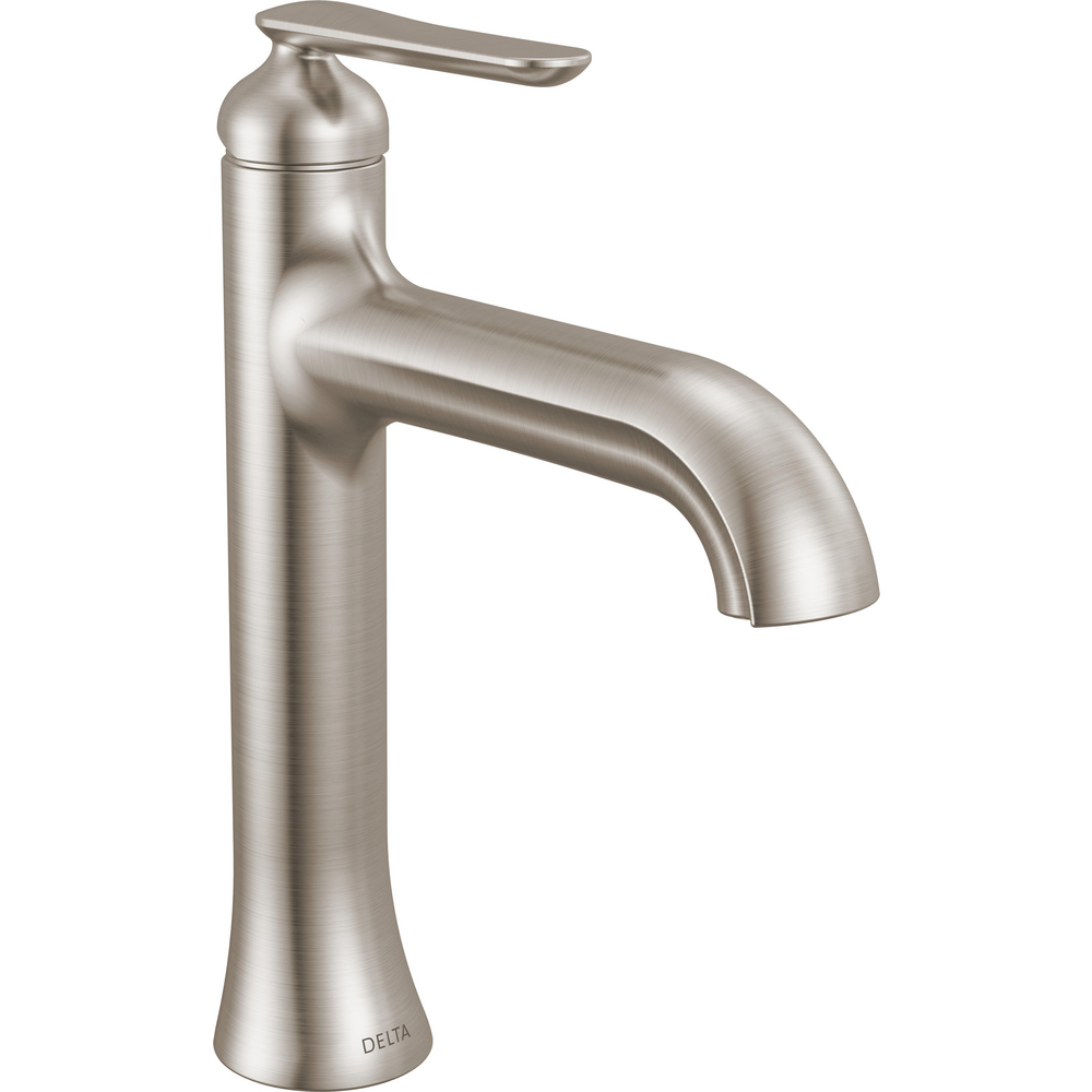 Single Handle Mid-Height Bathroom Faucet 645-SS-PR-DST | Delta Faucet