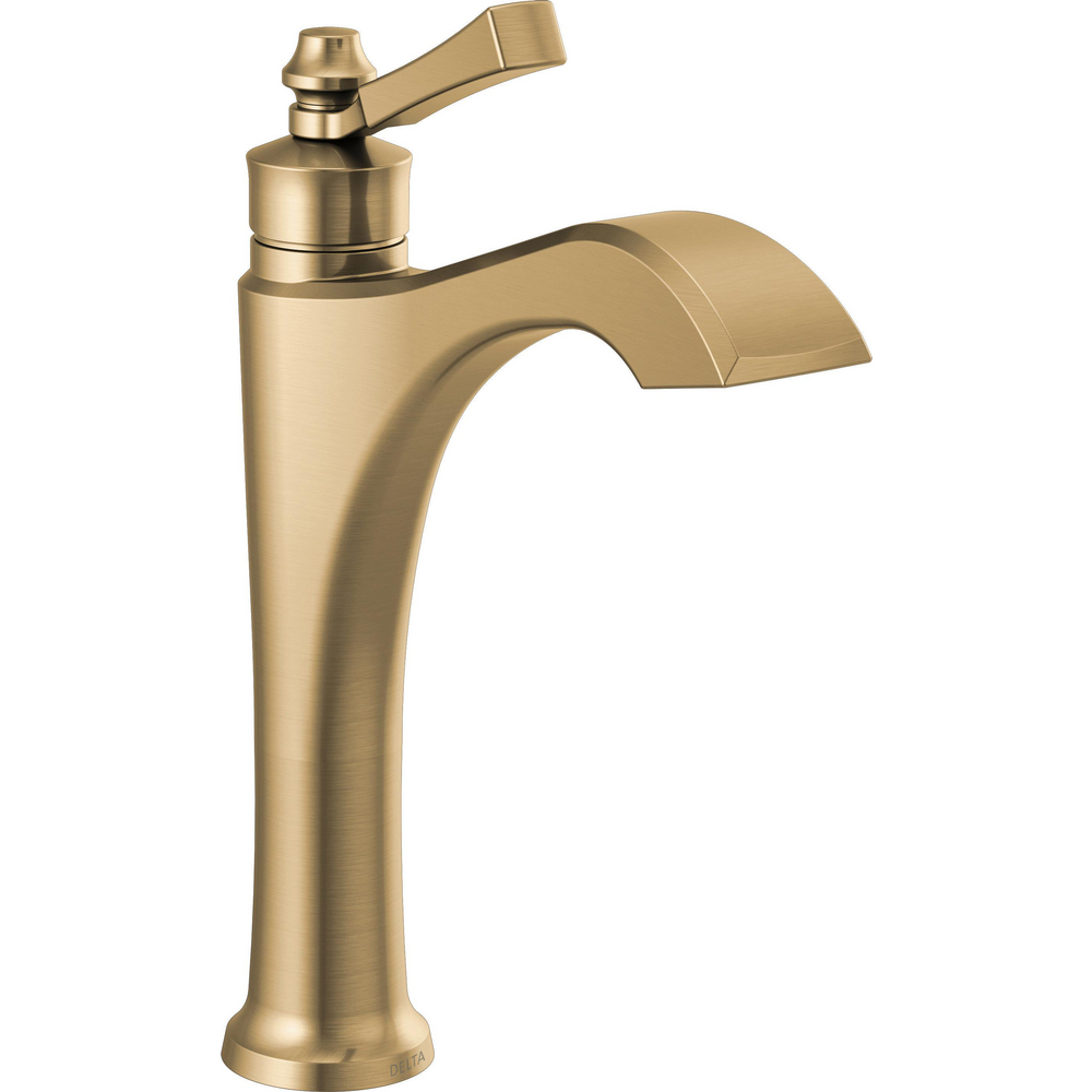 Single Handle MidHeight Vessel Bathroom Faucet 656CZDST Delta Faucet