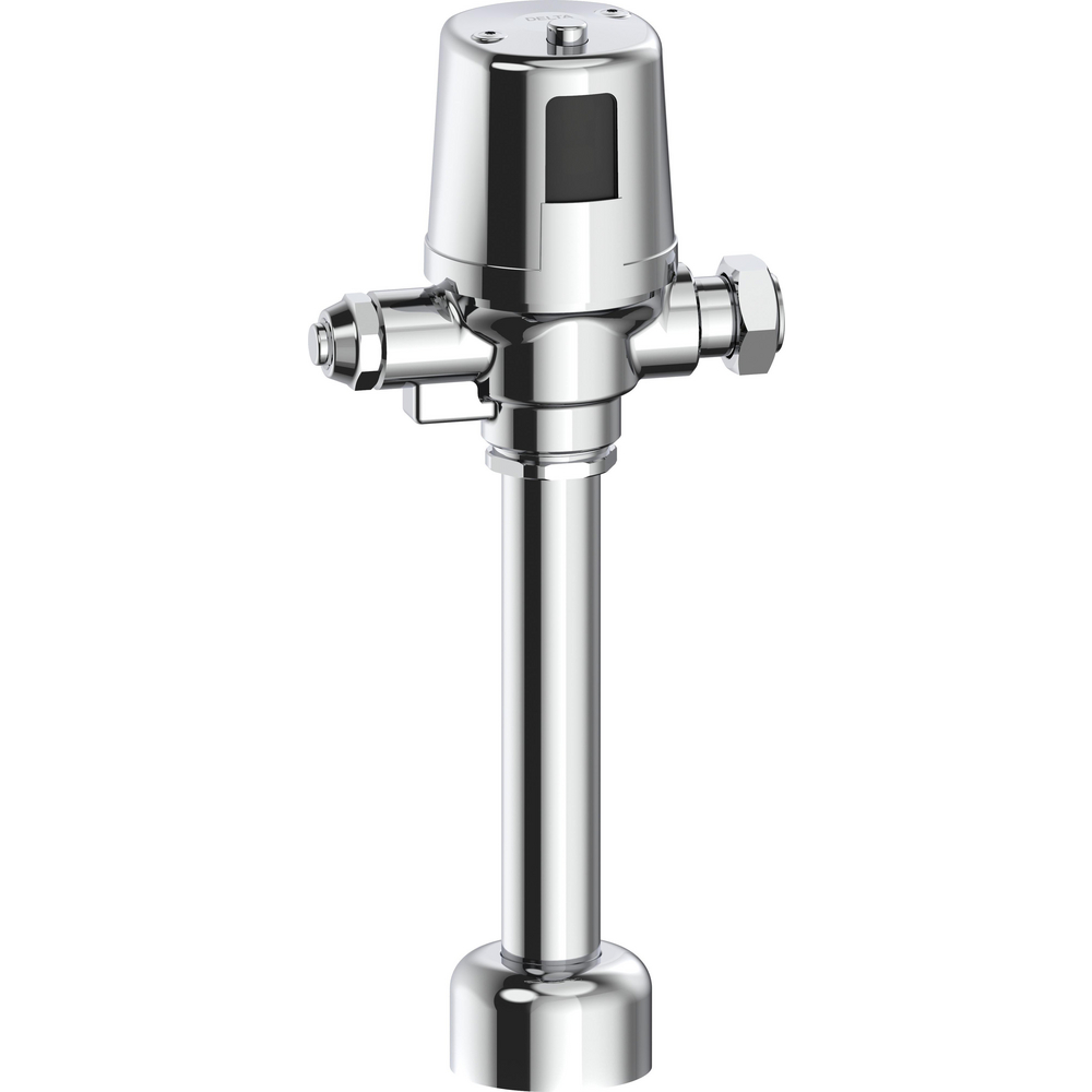 Electronic Exposed Water Closet Flush Valve with Mechanical Manual Override, Less Stop - Battery Operated