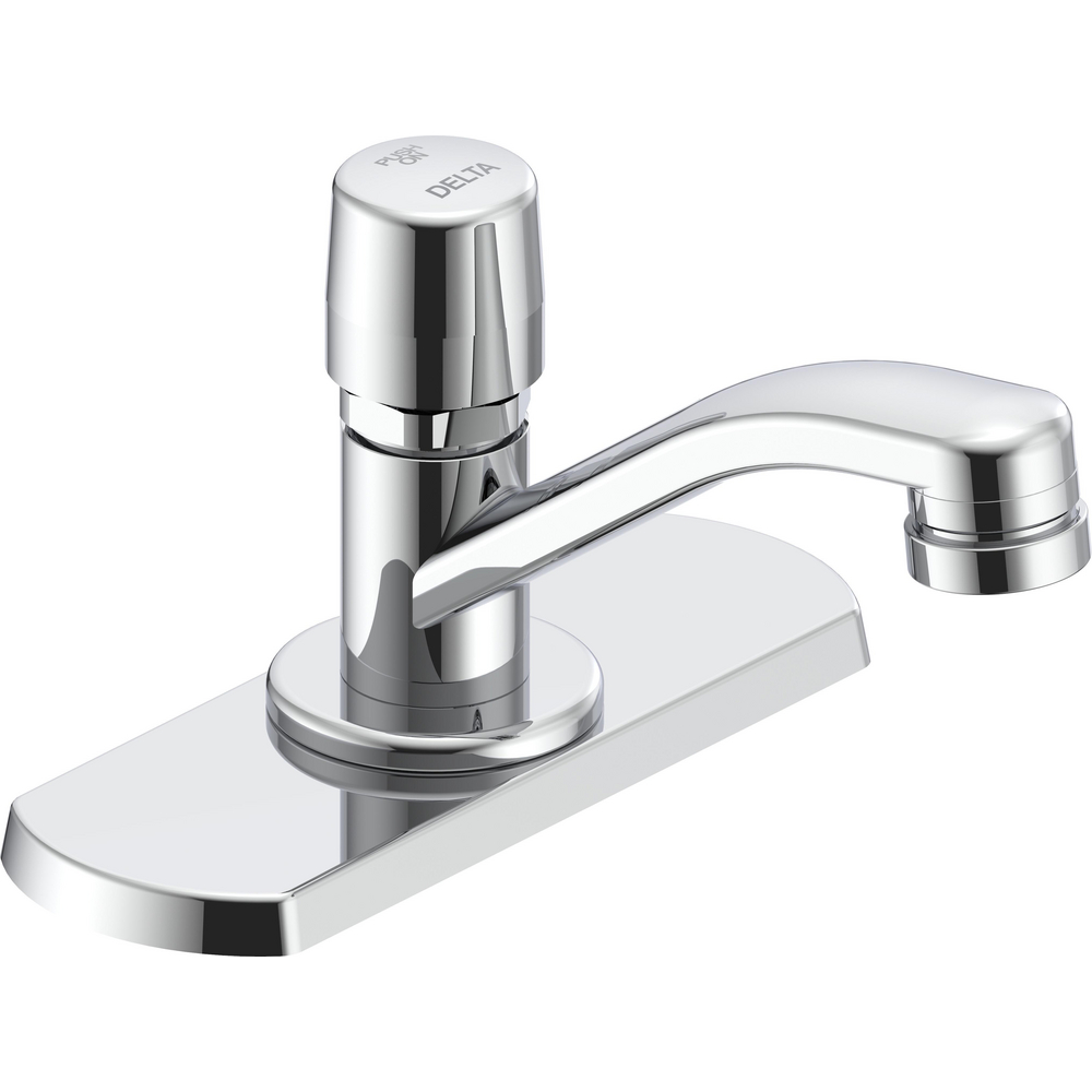 Single Hole Metering Slow-Close Lavatory Faucet