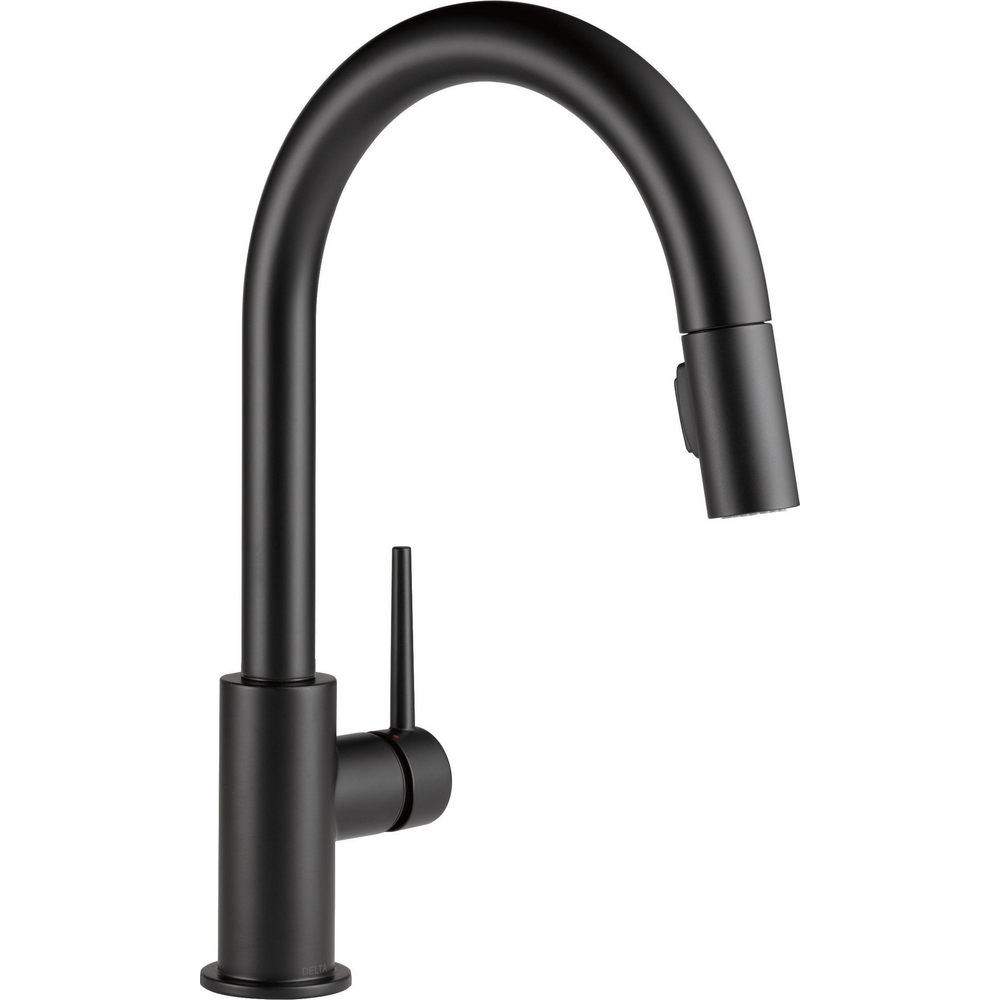Single Handle Pull-Down Kitchen Faucet 9159-BL-DST | Delta Faucet