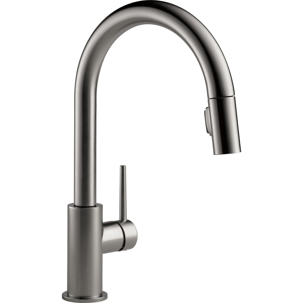 Delta Izak Single-Handle Pull-Down Kitchen Faucet – Stainless Finish (19939Z-SSSD-DST-R) – Certified Refurbished