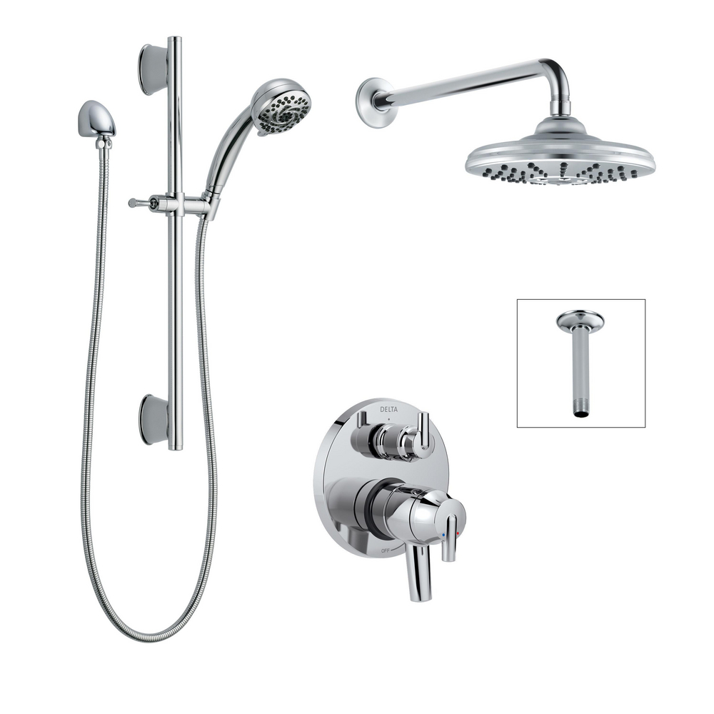 Delta 17 Series Integrated Diverter Shower Kit DF-KIT14-WS | Delta Faucet