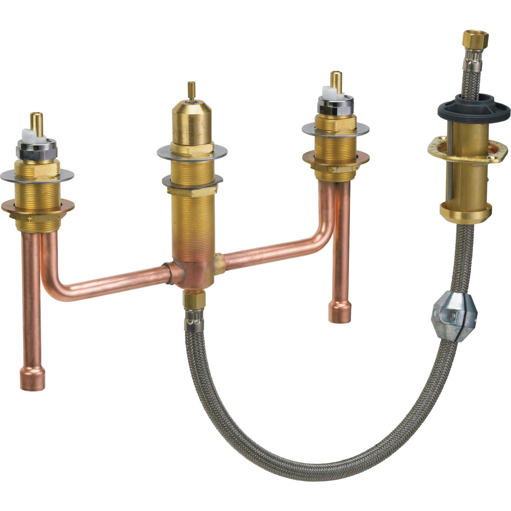 Fixed Roman Tub with Hand Shower Rough R4716 | Delta Faucet