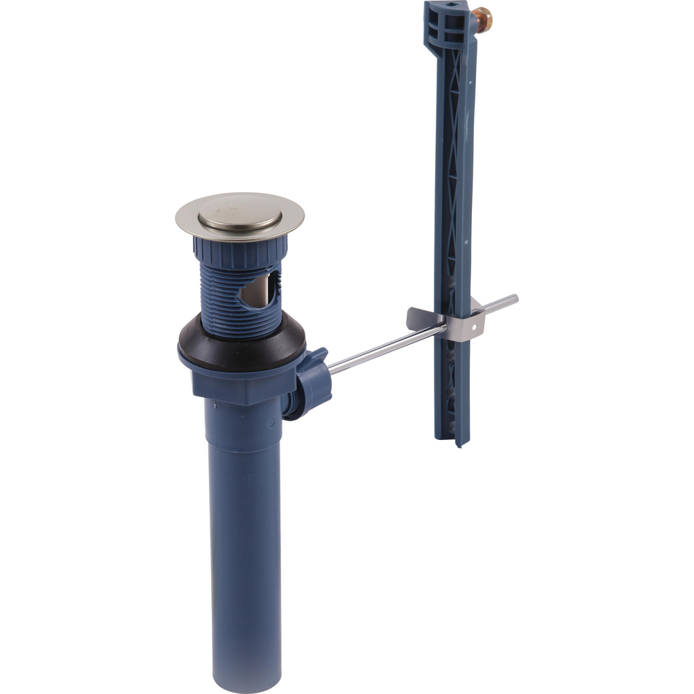 Drain Assembly Plastic PopUp Less Lift Rod Bathroom RP62472SS