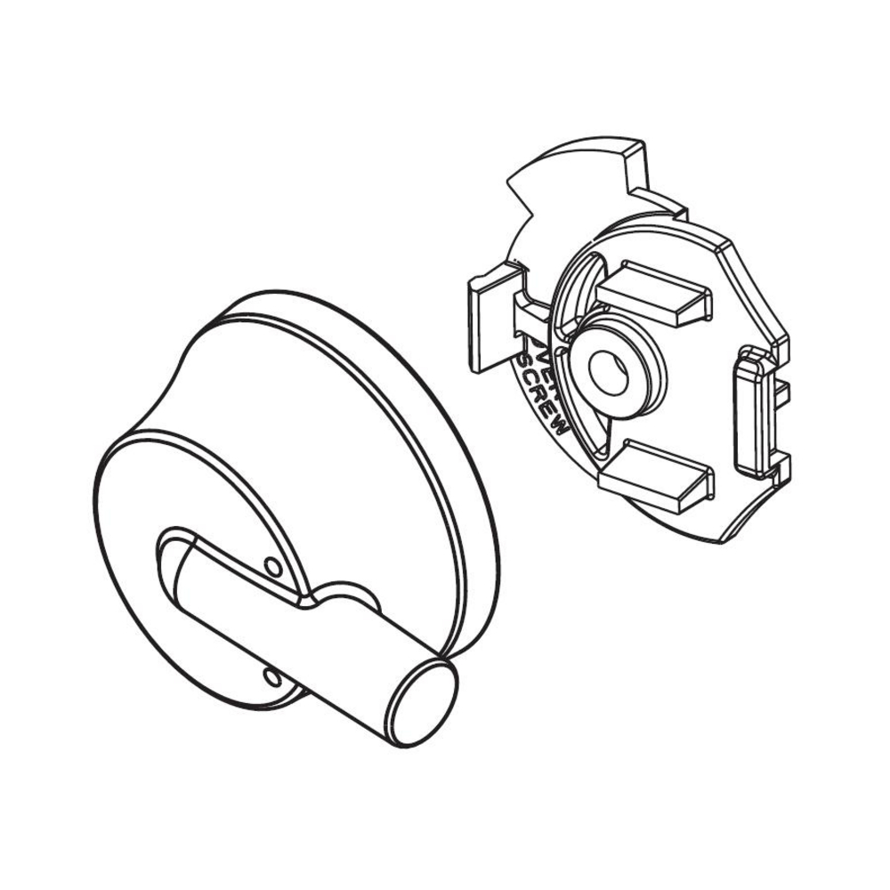 Temperature Knob & Cover - 17 Series RP73378 | Delta Faucet