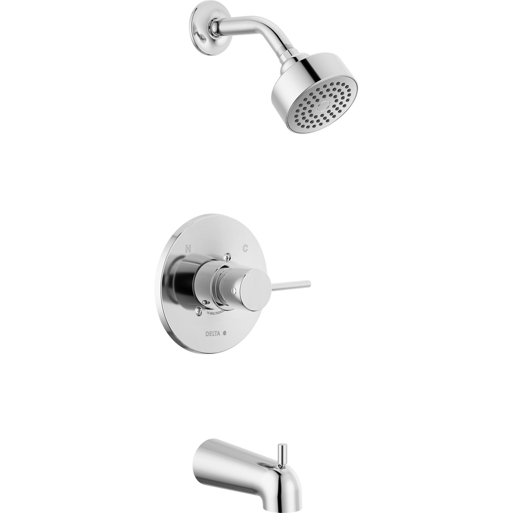 Delta Faucet T14459 Triassic Duscharmatur – Chrom, Mit H2Okinetic Technologie, 2 GPM, Für MultiChoice Rough-in