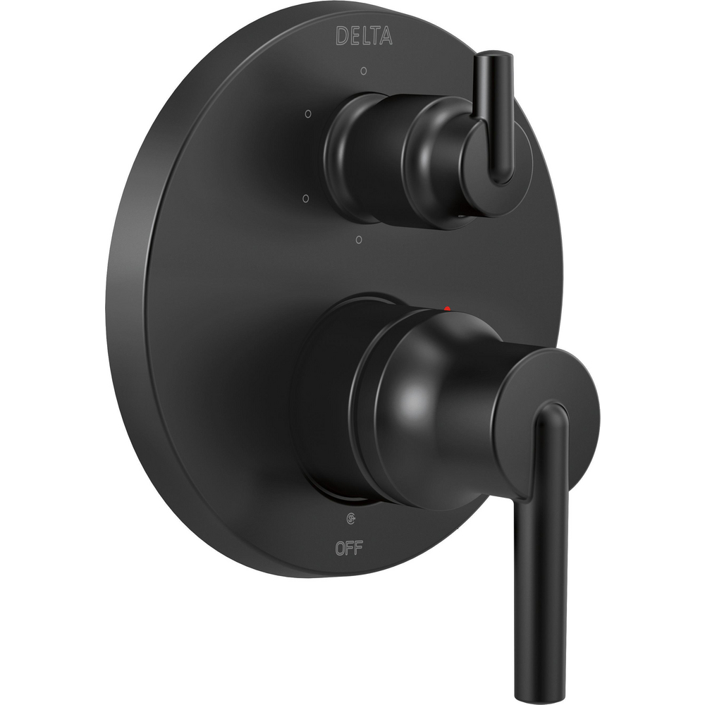 Contemporary Monitor 14 Series Valve Trim with 6-Setting Integrated Diverter