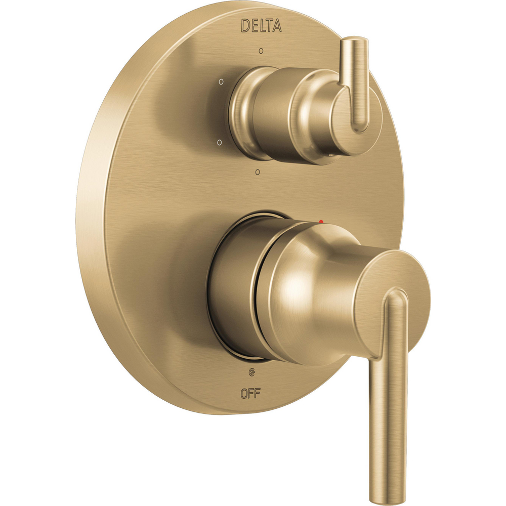 Contemporary Monitor 14 Series Valve Trim with 6-Setting Integrated Diverter