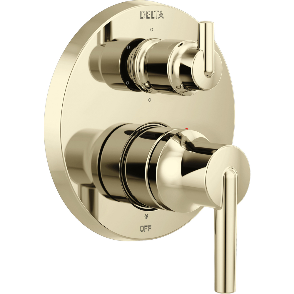 Contemporary Monitor 14 Series Valve Trim with 6-Setting Integrated Diverter