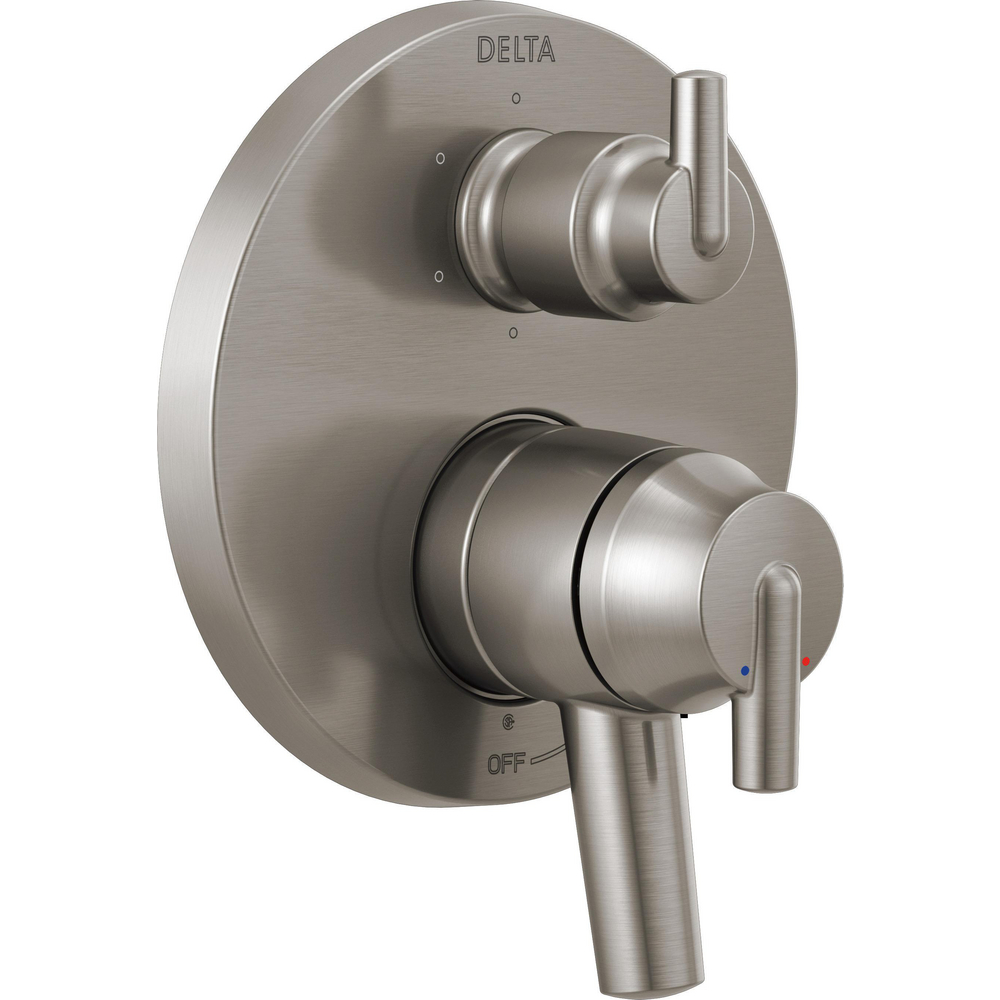 Contemporary Two Handle Monitor 17 Series Valve Trim with 6