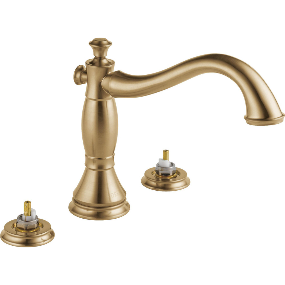 Roman Tub Trim - Less Handles T2797-CZLHP | Delta Faucet