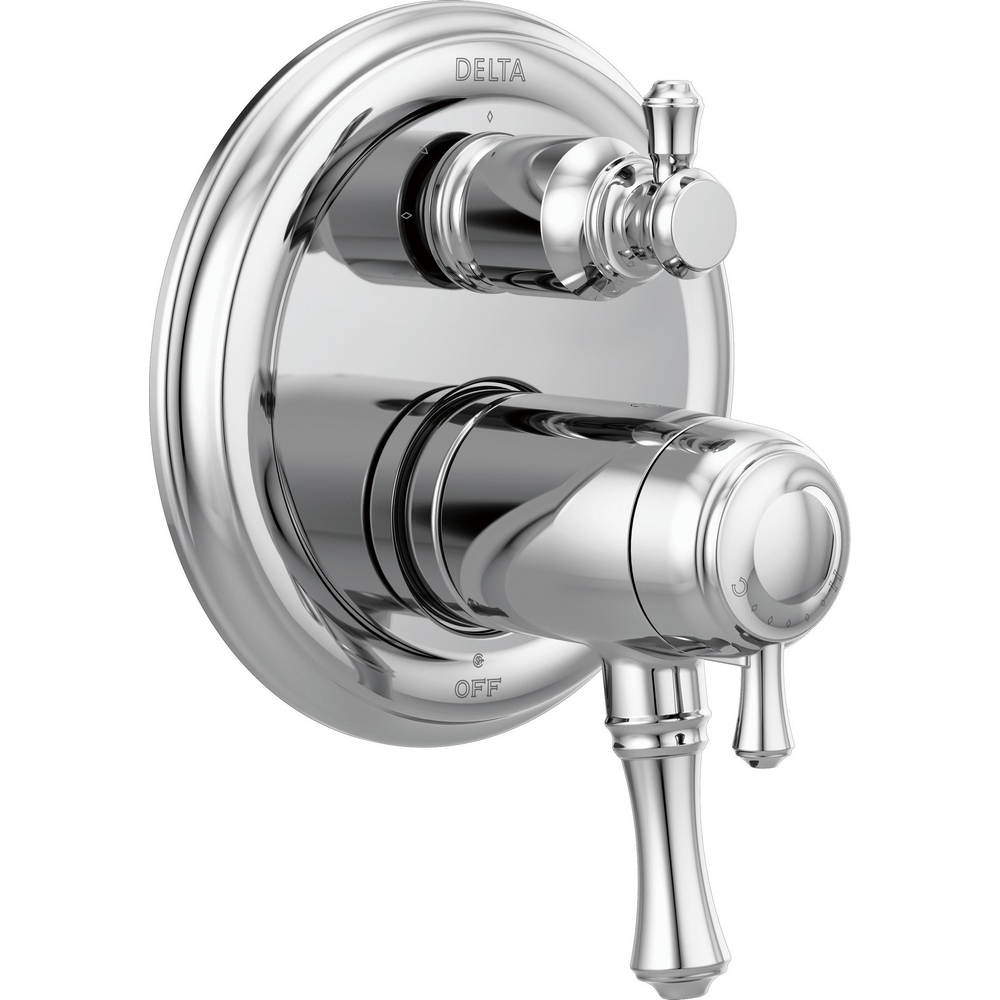 Traditional 2-Handle TempAssure 17T Series Valve Trim with 3