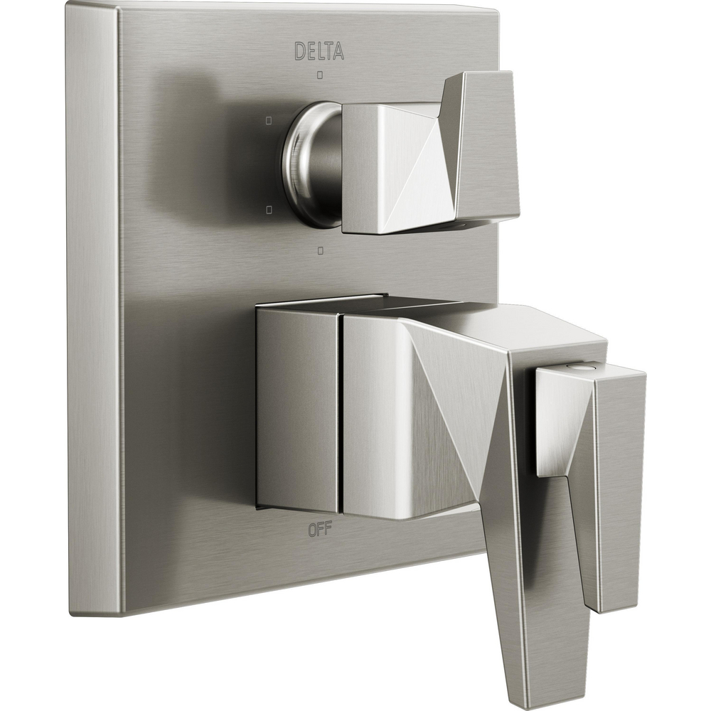 Two-Handle Monitor 17T Series Valve Trim with 6-Setting Diverter
