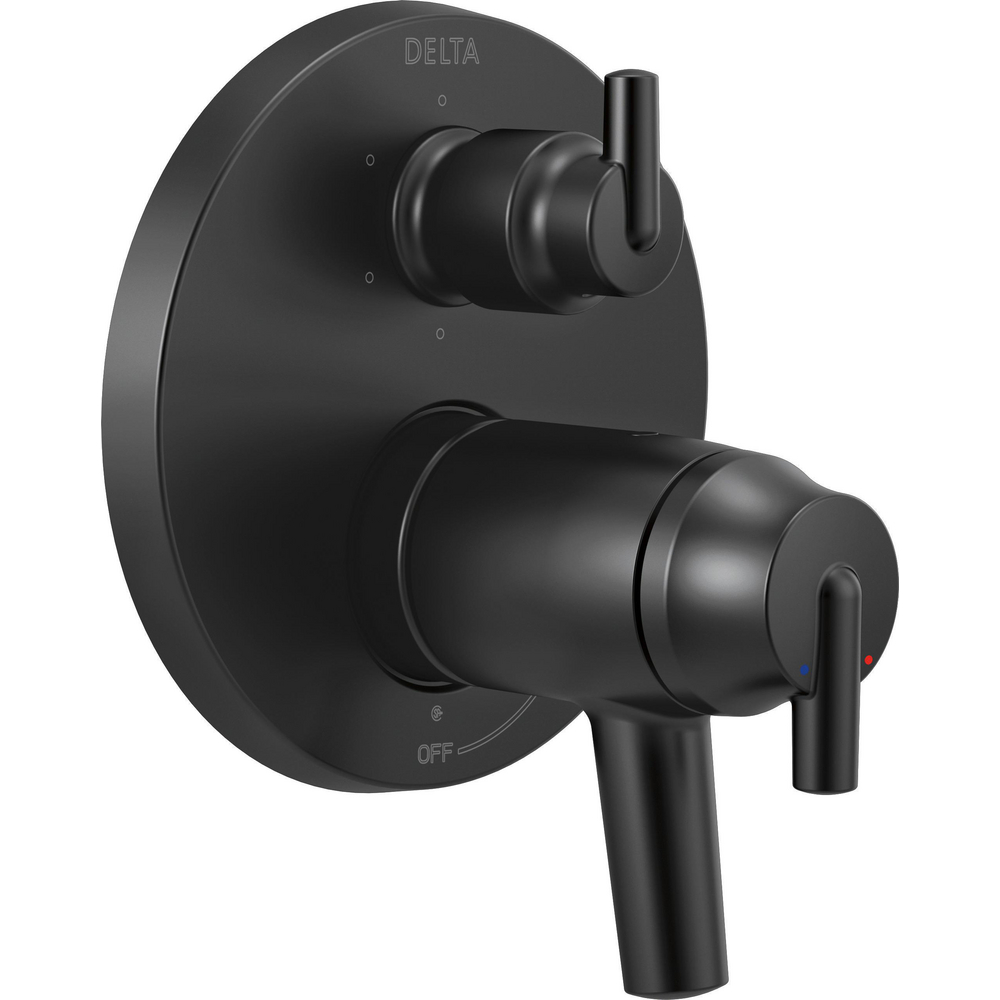 Contemporary TempAssure 17T Series Valve Trim with 6-Setting Integrated Diverter