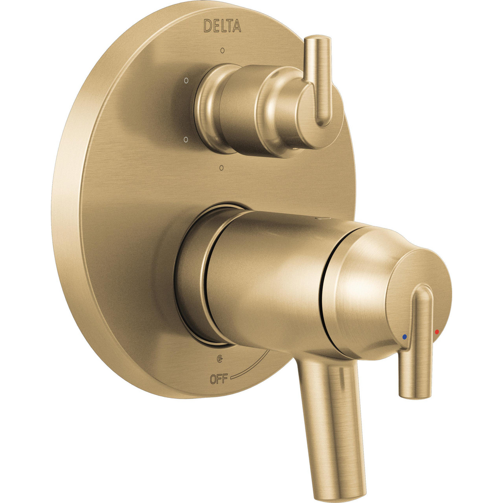 Contemporary TempAssure 17T Series Valve Trim with 6-Setting Integrated Diverter