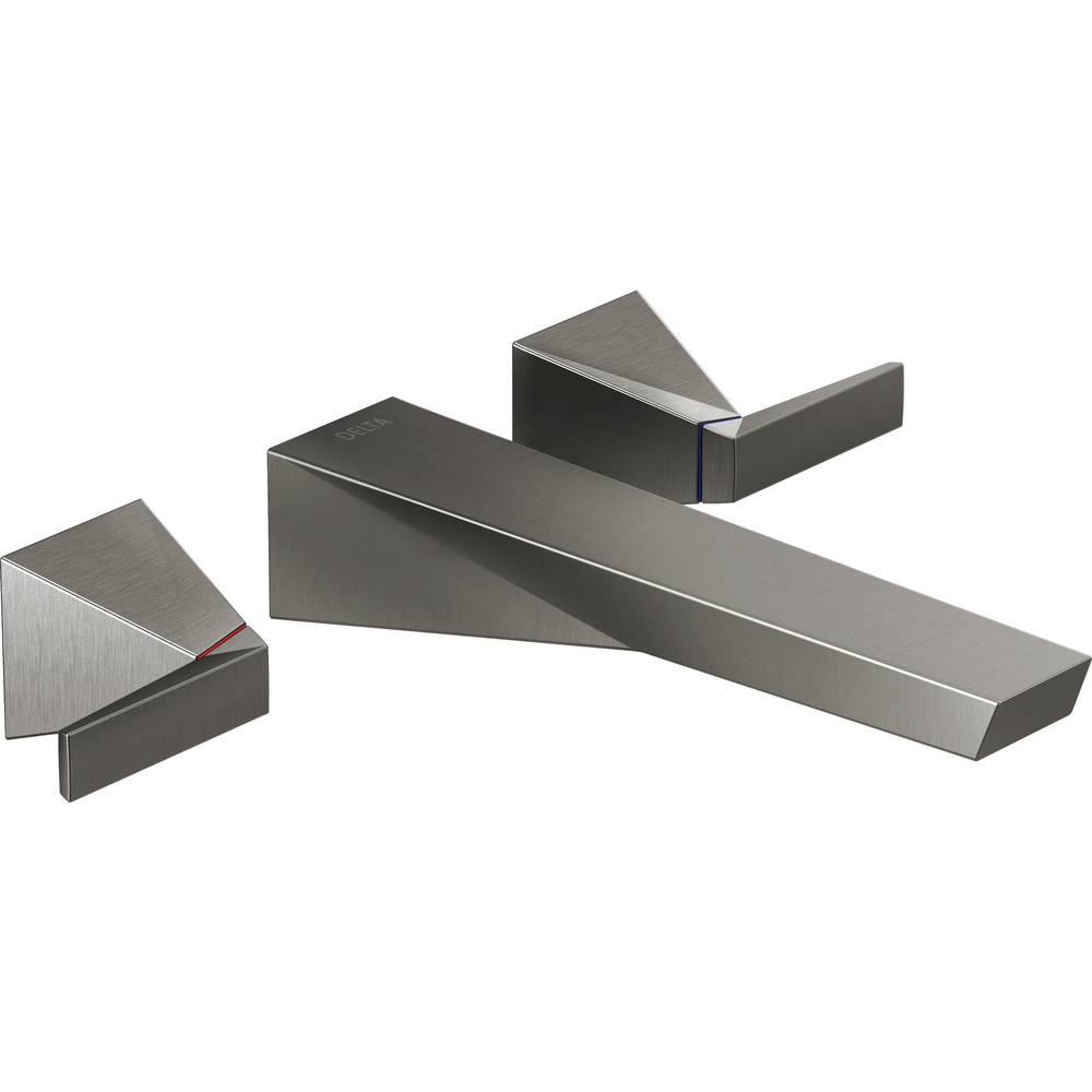 Two Handle Wall Mount Bathroom Faucet Trim T3543LF-KS-PR-WL