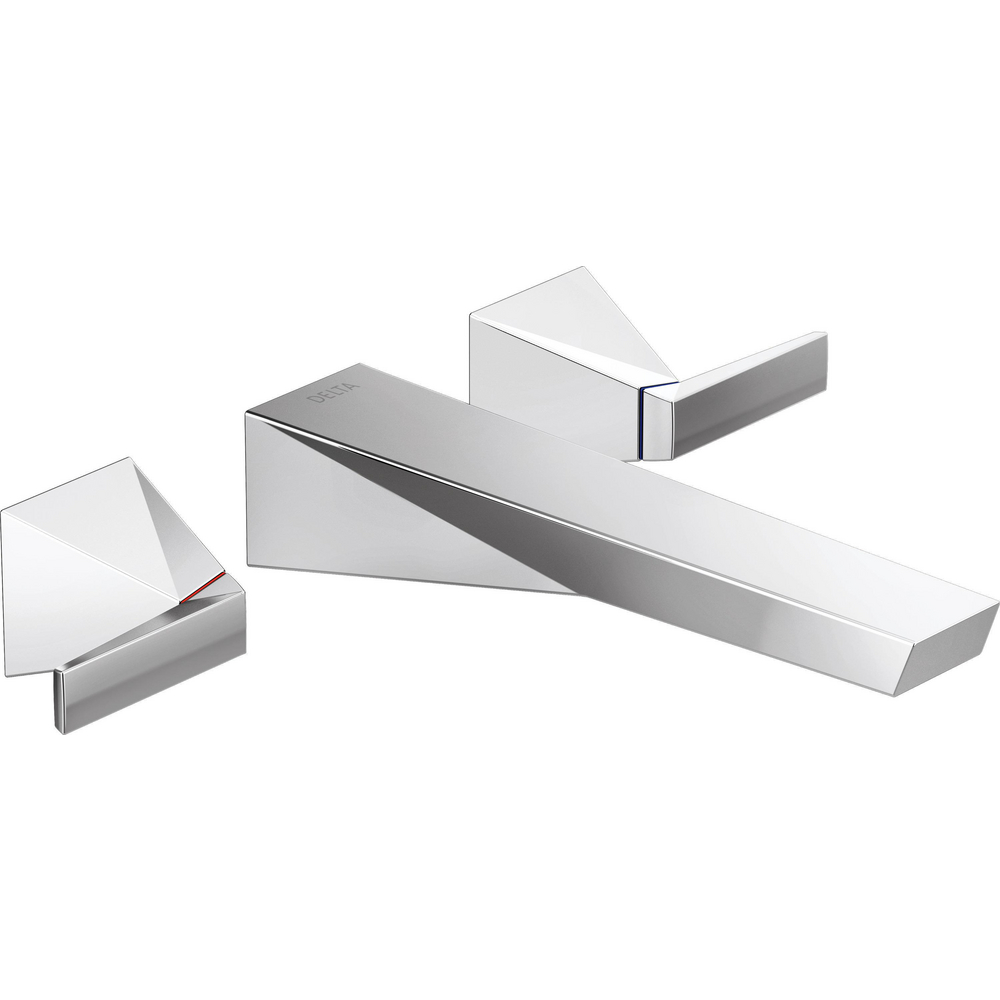 Two Handle Wall Mount Bathroom Faucet Trim