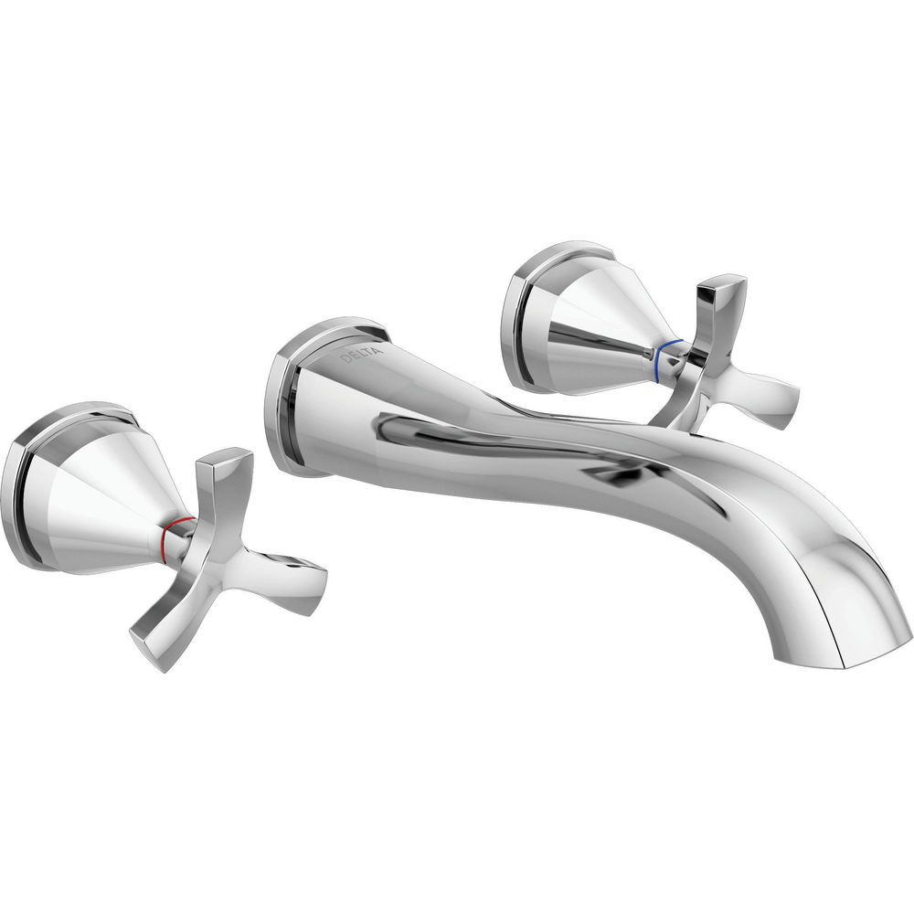 Two Handle Wall Mount Bathroom Faucet Trim