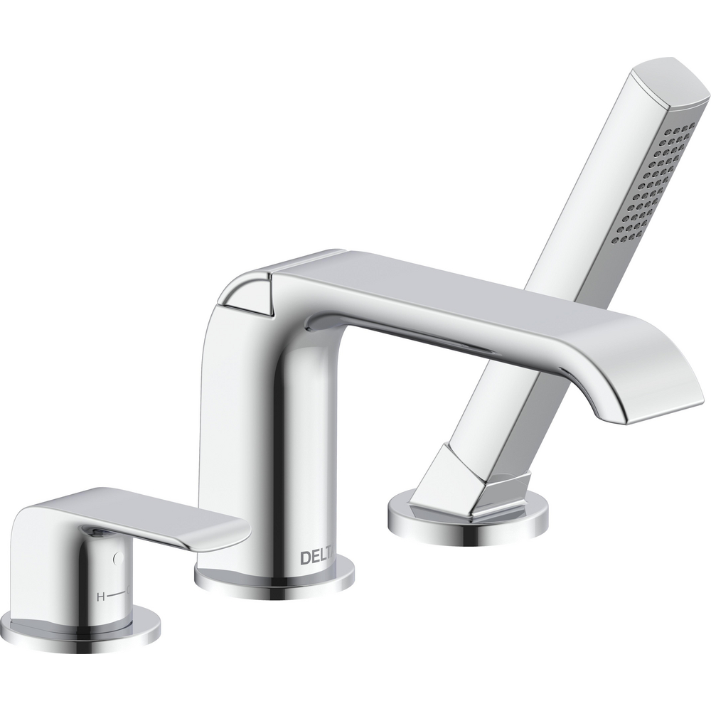 Single Handle Roman Tub Faucet with Hand Shower T3763 | Delta Faucet