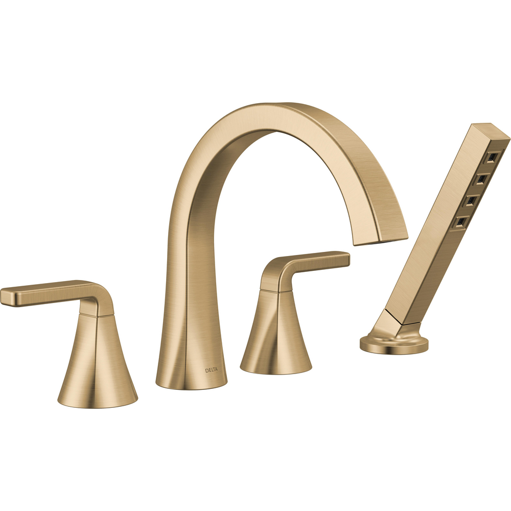 Roman Tub Trim with Hand Shower T4762-CZ | Delta Faucet