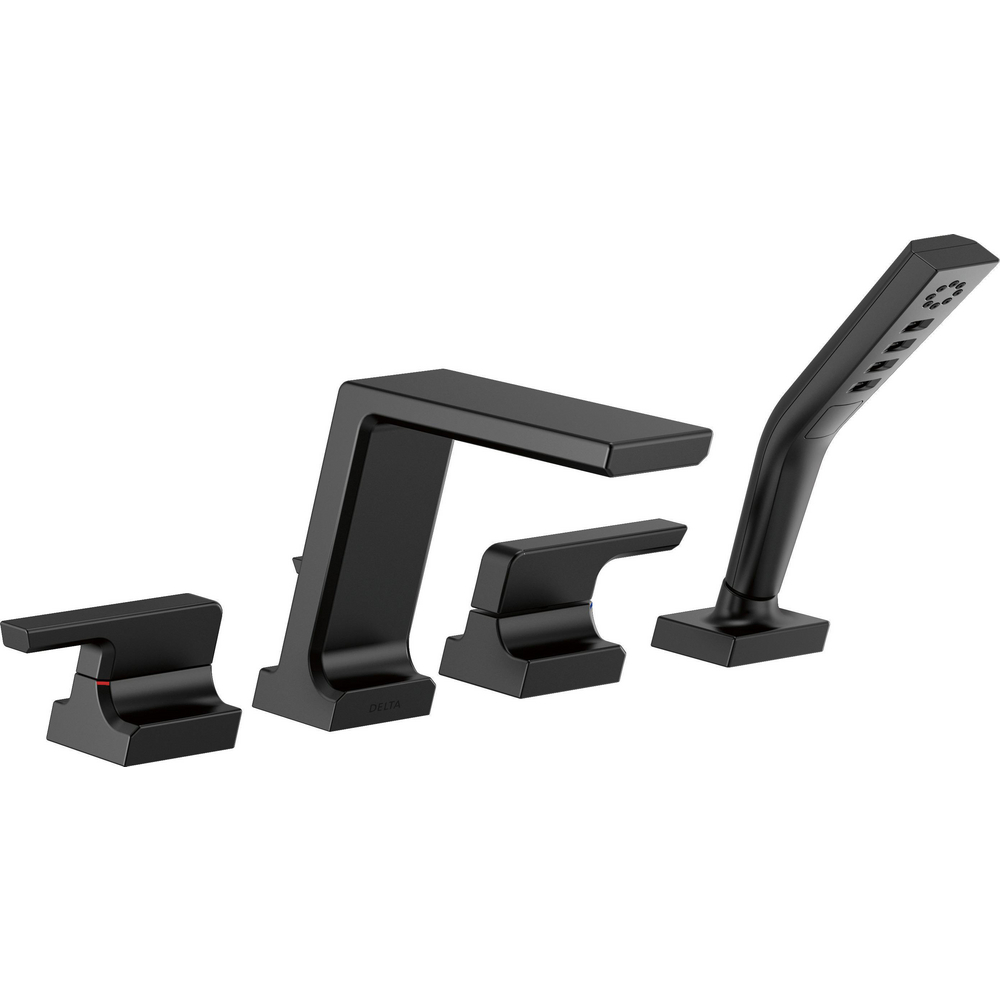Roman Tub with Hand Shower Trim T4799-BL | Delta Faucet