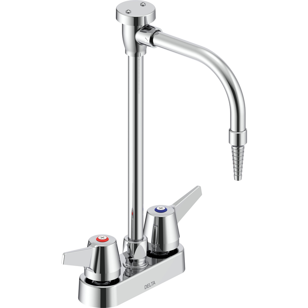Two Handle 4 In Deckmount Laboratory Mixing Faucet W672010C Delta