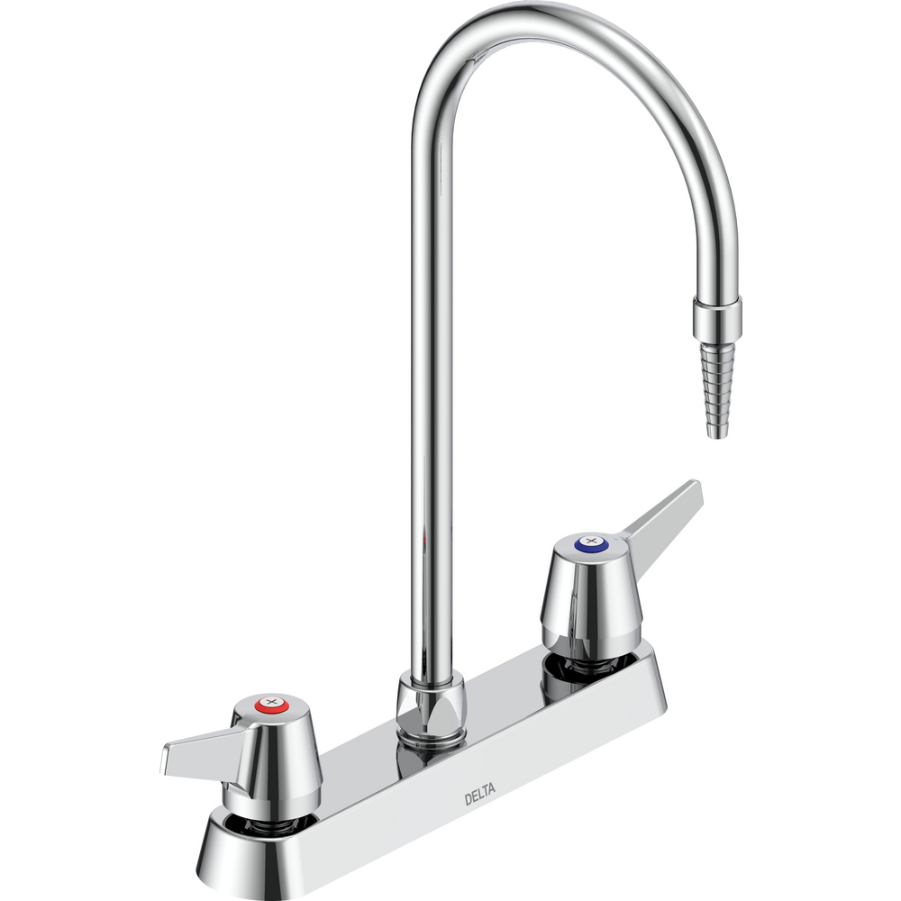 Two Handle 8 In Deck-mount Laboratory Mixing Faucet W6740-C