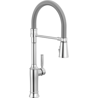 Robinet de cuisine Delta Lenta, noir mat, robinets de cuisine avec